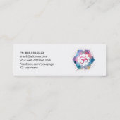 *~* Yoga Teacher Reiki Massage Mindfulness Om Mini Visitekaartje (Achterkant)