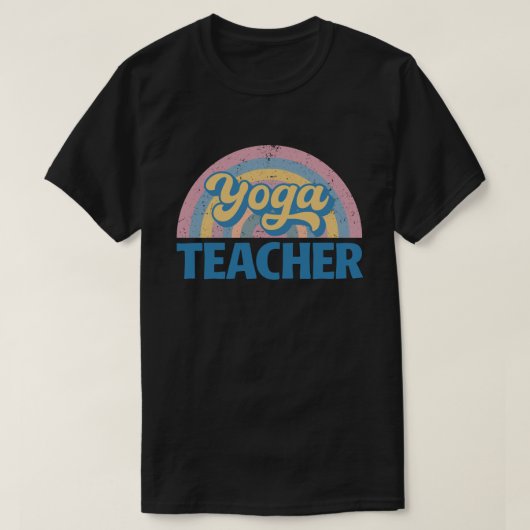 Yoga Teacher – Vintage Sunset T-shirt (Design voorkant)