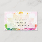 Yoga teacher visitekaartje (Voorkant)