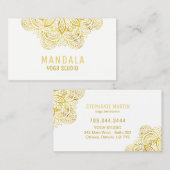 Yoga Teacher Visitekaartjes (Voorkant / Achterkant)