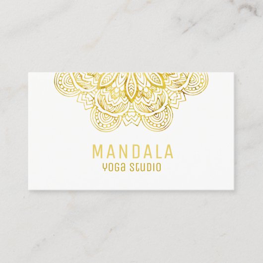 Yoga Teacher Visitekaartjes (Voorkant)