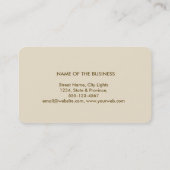 Yoga Teacher Waterverf Holistic  Cosmic Visitekaartje (Achterkant)