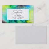 Yoga Teacher Yoga Instructor genezing meditatie Visitekaartje (Voorkant / Achterkant)