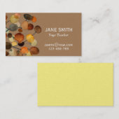 Yoga Teacher Yoga Instructor, verdienste abstracte Visitekaartje (Voorkant / Achterkant)