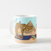 Yoga Teddy Bear Camel Pose Mok (Voorkant links)