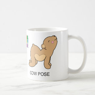 Yoga Teddy Bear Cat/Cow Mok