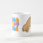 Yoga Teddy Bear Downward Dog Mok (Center)