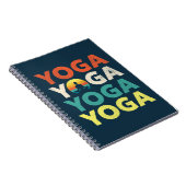 Yoga tekstontwerp notitieboek (Rechterzijde)