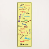 Yoga Terms Yogamat (Achterkant)
