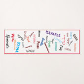 Yoga Terms Yogamat (Voorkant (horizontaal))