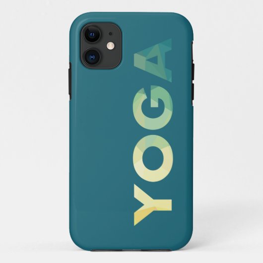 Yoga Text Colorful Case-Mate iPhone Case (Achterkant)