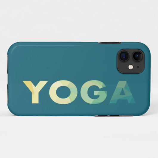 Yoga Text Colorful Case-Mate iPhone Case (Achterkant (horizontaal))