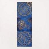 Yoga Thémed Sacred Geometry met constellaties Yogamat (Voorkant)