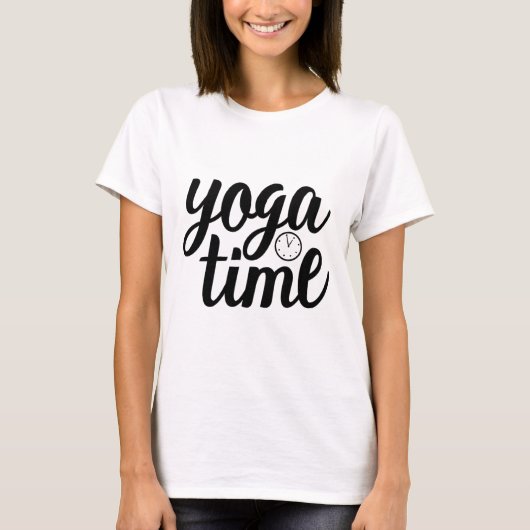 Yoga Tijd T-shirt (Voorkant)