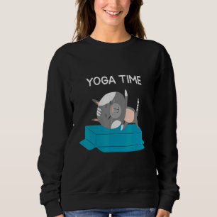 Yoga Time Cat Relax Meditatie Trui