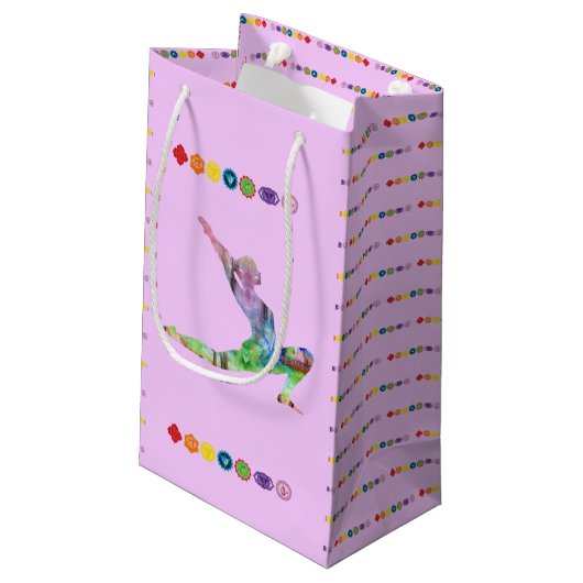 Yoga Time Gift voor haar Klein Cadeauzakje (Achterkant Gekanteld)