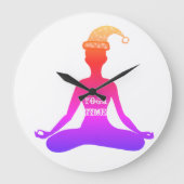 Yoga Time Wall klok (Voorkant)