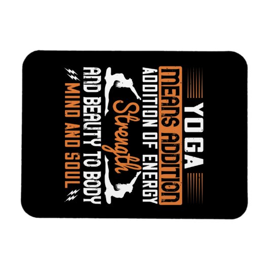 Yoga: toevoeging van energiezuinigheid en -olie magneet (Horizontaal)