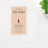 Yoga Trainer | Professionele leraar Visitekaartje (Bureau)