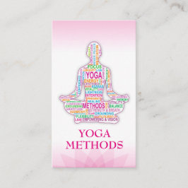 YOGA trainer Visitekaartje