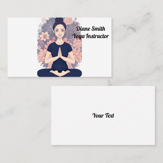 Yoga Training Visitekaartje (Voorkant / Achterkant)