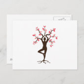 Yoga Tree Briefkaart (Voorkant / Achterkant)