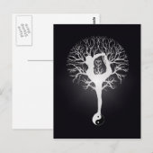 Yoga Tree Briefkaart (Voorkant / Achterkant)