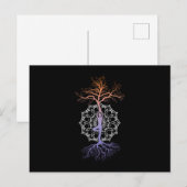 Yoga Tree Mandala Nirvana Meditation Zen Asana Gif Briefkaart (Voorkant / Achterkant)
