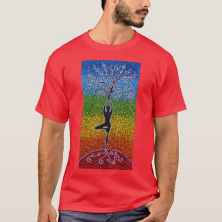 Yoga Tree of Life  Girl Meditation Yoga Lov T-shirt