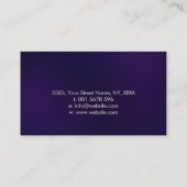 Yoga Tree of Life - Moeder van parels Visitekaartje (Achterkant)