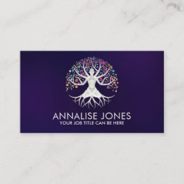 Yoga Tree of Life - Moeder van parels Visitekaartje