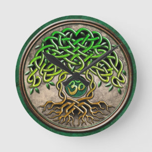 Yoga Tree of Life Ronde Klok
