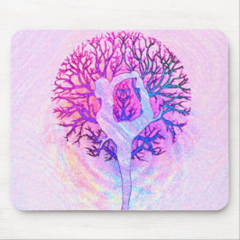 Yoga Tree Pastel Rainbow Muismat