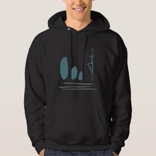 Yoga Tree Pose Hoodie (Voorkant)