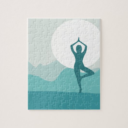 Yoga Tree Pose Legpuzzel (Verticaal)