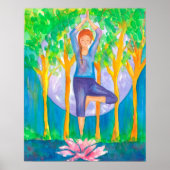 Yoga Tree Pose Poster (Voorkant)