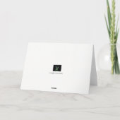 Yoga Tree Position Happy Birthday Namaste Kaart (Achterkant)