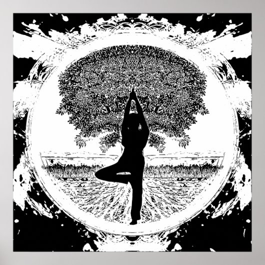 Yoga Tree Poster (Voorkant)