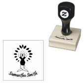 Yoga Tree Rubberstempel (Gestempeld)