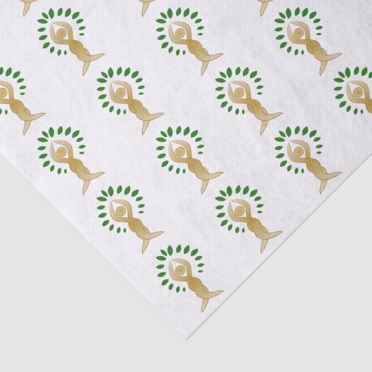 Yoga Tree Tissuepapier (Detail)