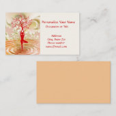 Yoga Tree Zen Balance Visitekaartje (Voorkant / Achterkant)