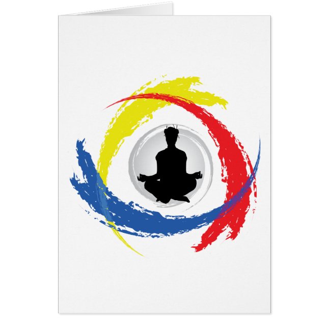 Yoga Tricolor Emblem (Voorkant)