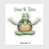 Yoga Turtle Sticker (Vel)