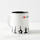 Yoga Tweekleurige Koffiemok (Voorkant links)