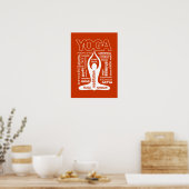 Yoga Typografie Poster (Keuken)