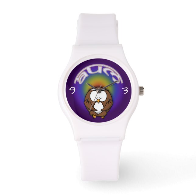yoga uil horloge (Voorkant)