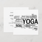 YOGA Uitnodiging (Voorkant / Achterkant)