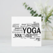 YOGA Uitnodiging (Staand voorkant)