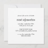 YOGA Uitnodiging (Achterkant)