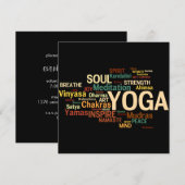 YOGA Uitnodiging (Voorkant / Achterkant)